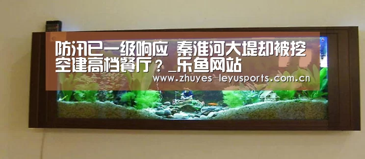 防汛已一级响应 秦淮河大堤却被挖空建高档餐厅?_乐鱼网站(图1) 乐鱼LEYU